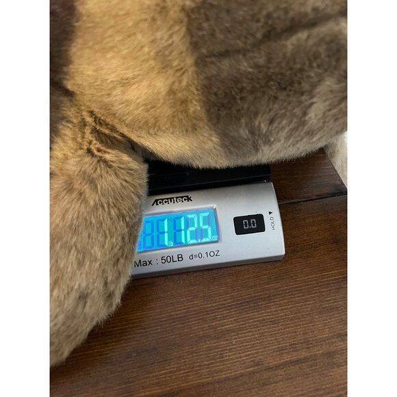 Vintage 1996 Walmart Holiday Mouse Tartan Bow Collar Plush Brown Stuffed Animal - Picture 12 of 12